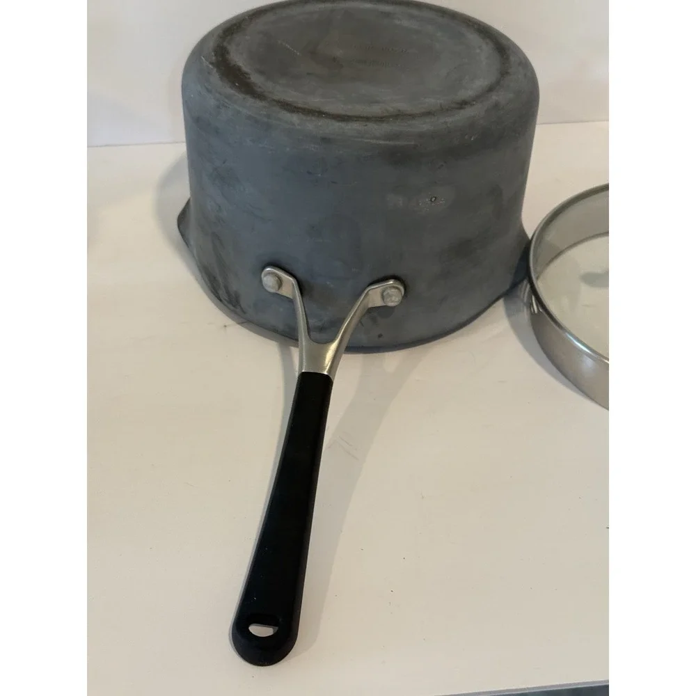 Simply Calphalon 4 Quart 3.7L Hard Anodized Nonstick Sauce Pan Pot 8704 With Lid